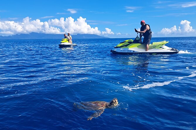 1-hour jet ski excursion in Tahiti - The jet ski itself, easy controls and comfort for mixed experience levels