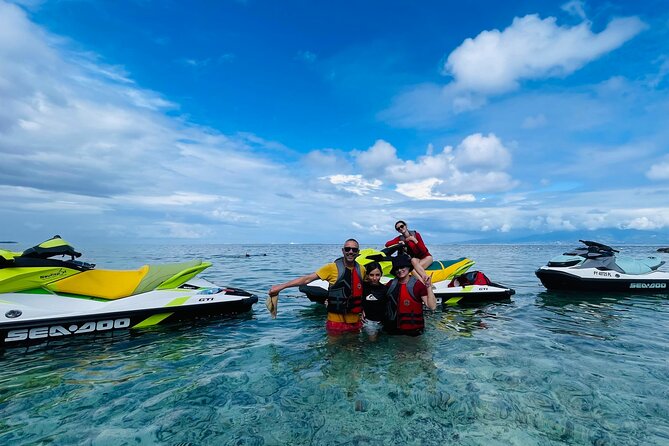 3H Jet Ski Tour to Discover Moorea - Temae and the White Sandy Beach Feel