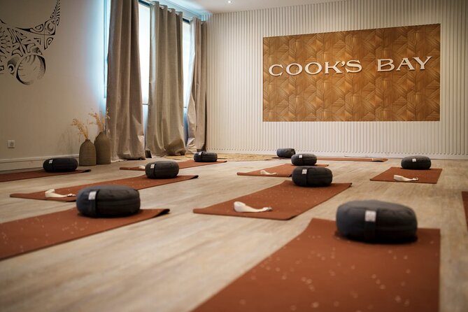 Air-conditioned studio yoga class at Cooks Bay Hotel and Suites - Key points before you go