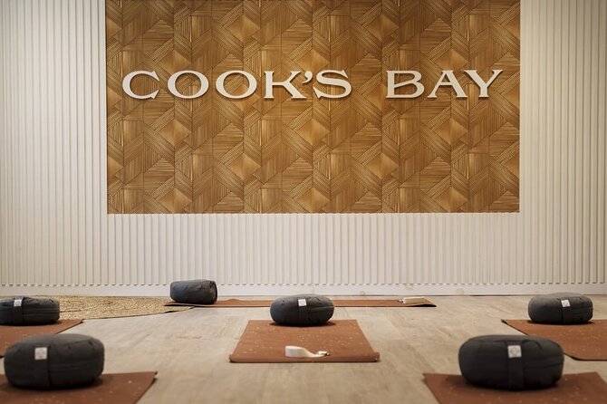 Air-conditioned studio yoga class at Cooks Bay Hotel and Suites - What happens during the one-hour session