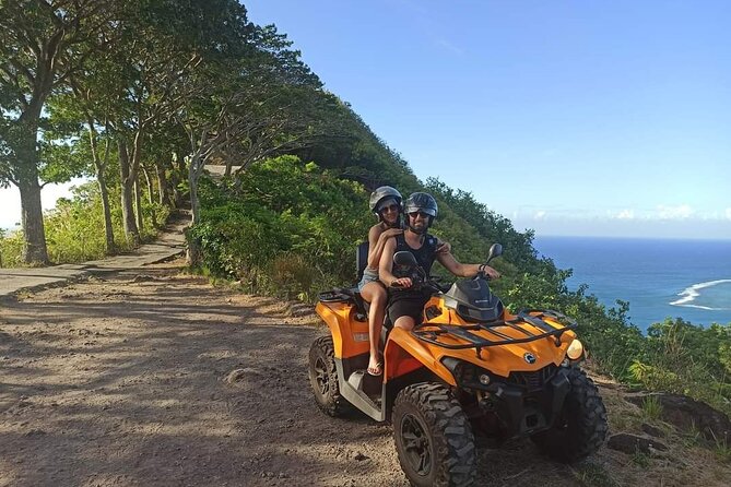 ATV Tour QUAD - ATV QUAD Timing in Moorea: morning pickup or the 1 PM run