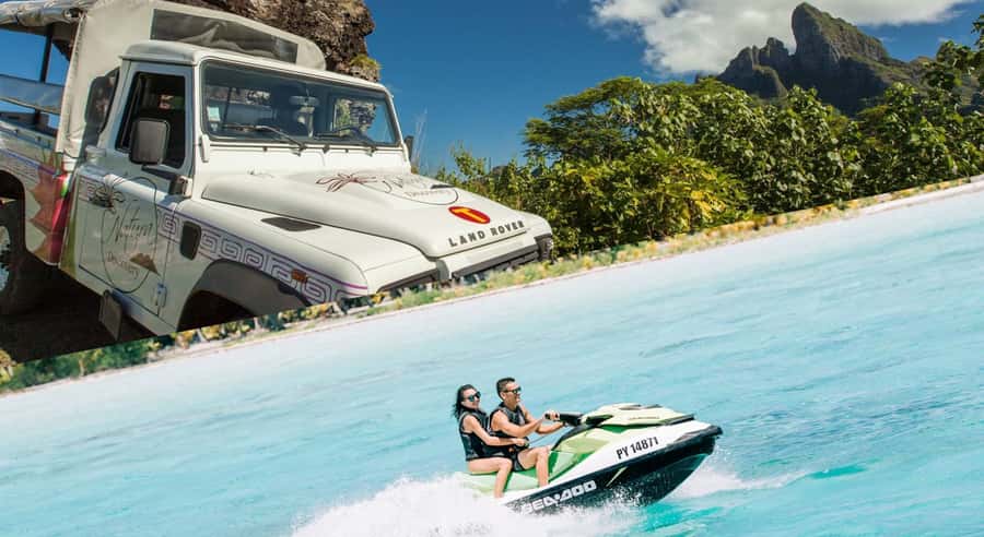 Bora Bora Adventure Day: 4X4 and Jet Ski with Lunch - Quick Hits