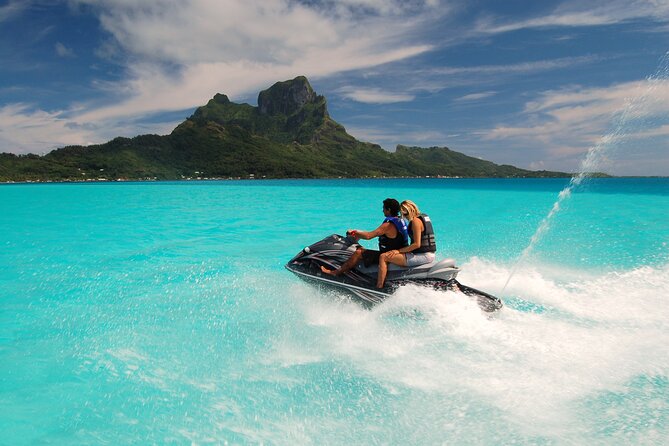 Bora Bora adventure Private Combo Jet Ski and Eco Sharks Snorkel - Cap Camarat Eco Sharks and Rays Snorkel Safari: 2.5 hours of coral garden looking