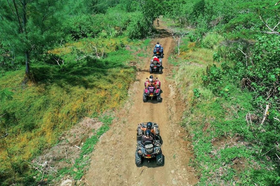 Bora Bora Adventures ATV / QUADS Tours - Mont Popoti: where the climb pays off with standout views
