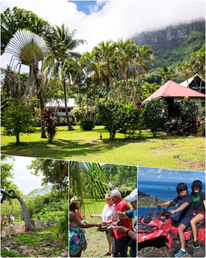 Bora Bora Adventures ATV / QUADS Tours - Faanui Valley: culture plus motion, not just a quick stop