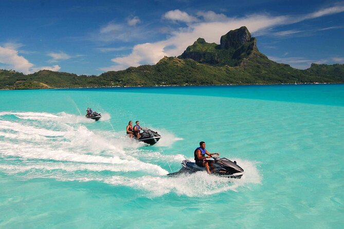 Bora Bora Jet Ski Tour - The 2-hour ride plan: a circle tour with controlled speed and real breaks