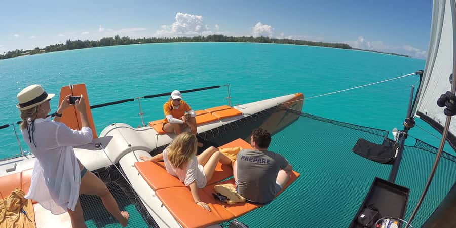 Bora Bora: Sunset Catamaran Cruise with Snacks and Drinks - Drinks and snacks: what’s included, and what to supplement