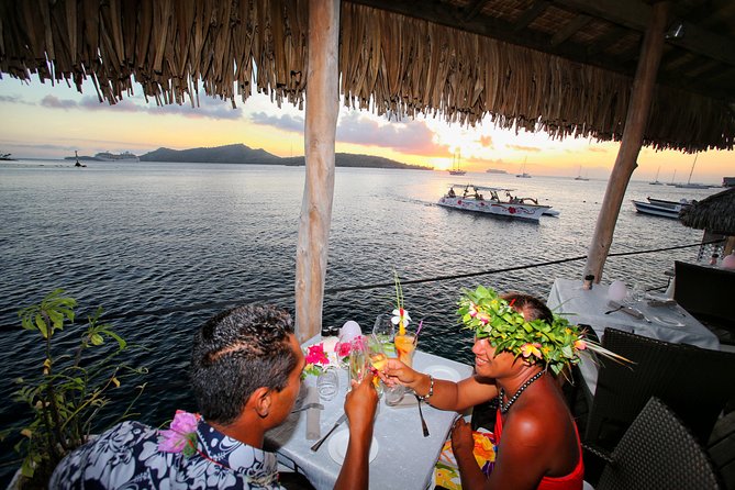 Bora Bora Sunset Cruise and Dinner at St James restaurant - Best for: couples who want romance, not planning