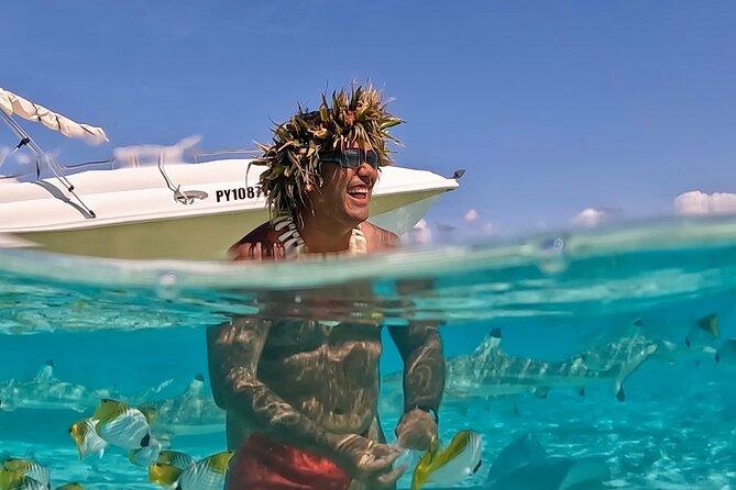 Crazy sea horse Bora Bora Comfortable boat, snorkeling and lunch - Mo and Tu: why the guide can make or break the day