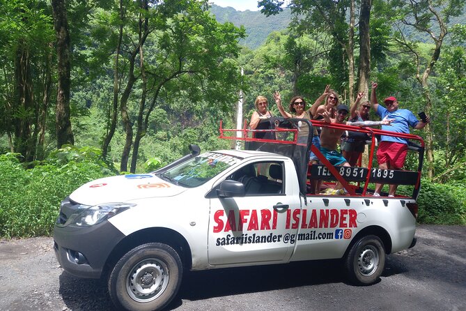 Crossing Island of Tahiti 4x4 Mountain, Waterfall, River, Basins - River fords and natural basins, when swimming is on and when it’s not