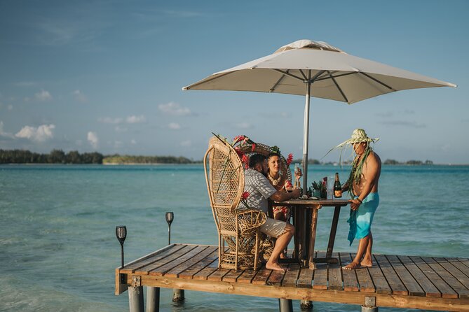 Day on a private island in Bora Bora - alone in the world - Snorkeling and beach time: building your own day once the show ends