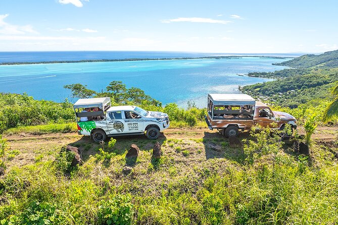 Full Day Combo 4X4 Adventure Tour & Motu FANFAN Pass with Buffet - Stop 2: Faanui and marae, culture you can actually point to