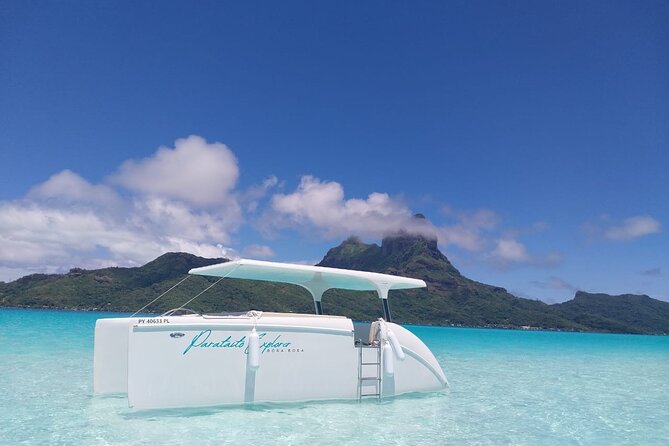 Full Day Solar Boat–Explores Bora Bora at the Rhythm of the Lagoon - Your guide and the relaxed pace you will actually feel