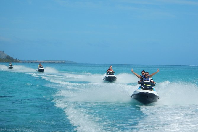 Grand Combo 3H00 of Jetski + 2H30 of Quad - 3 hours on the lagoon: jet ski + snorkeling time