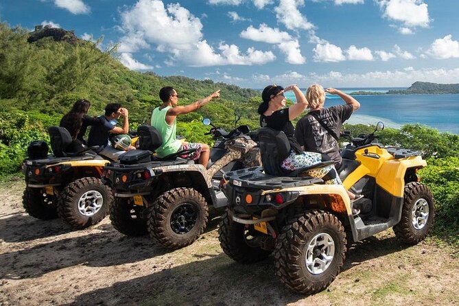 Guided Tour of Bora Bora by Quad - Back at Matira Jet Tours: outdoor lounge time and photo finishing