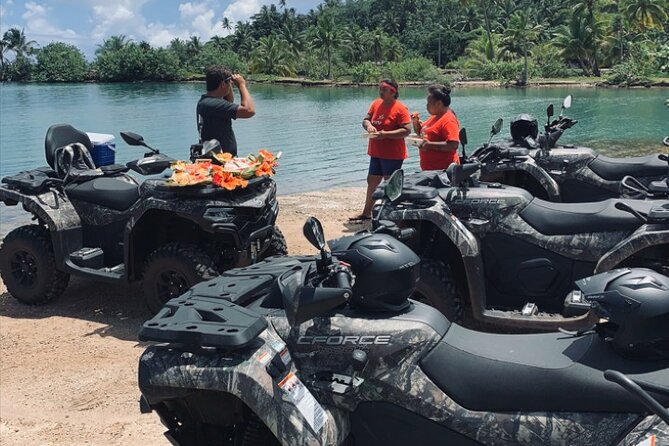 Guided tour of the island and its escapades in Tahaa by Quad / ATV - Key highlights you will feel fast