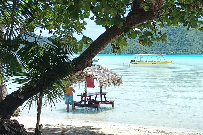 Half a day to discover Bora Bora with O-sea - Outer slope views: lagoon turquoise meets open-ocean depth