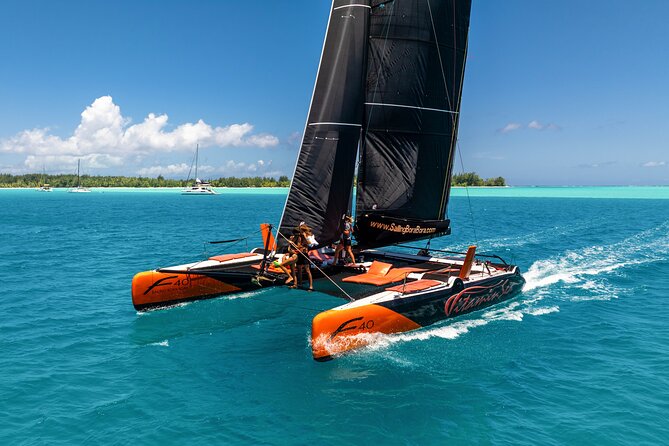 LUXURY Catamaran Bora Bora : Sailing, Snorkeling & Floating Bar - A 40-foot catamaran day that feels semi-private