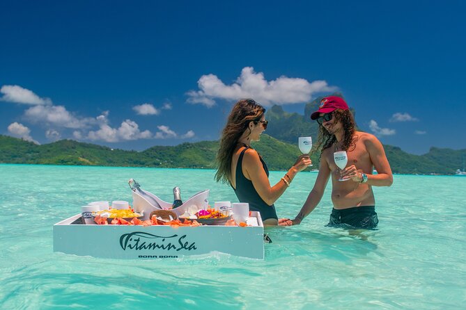 LUXURY PRIVATE Catamaran Bora Bora : Full-Day Trip - Refuel on board: snacks, bottled water, and the alcohol option