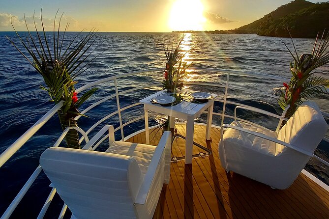 Magical Boat Tour with Underwater Cabin in Bora Bora! - Snorkeling stop and included gear, with options for different comfort levels