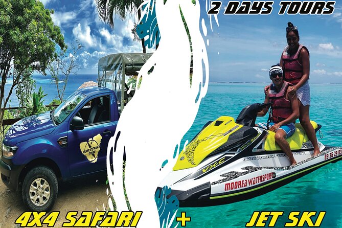 Medium Magical Combo in Moorea of 2 hours of Jetski and 3h30 of Quad - Price and value: $227.15 for two vehicles, snorkeling, and viewpoints