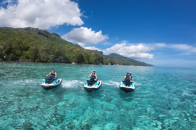 Moorea Combo 3 hours Jet Ski & 3 hours 30 ATV - Jet Ski at Cook’s Bay: Bays Views and the Stingray Shark Swim Stop