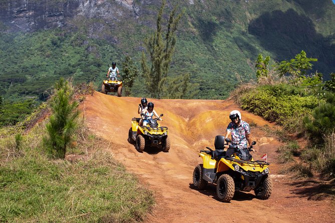 Moorea Explorer Atv Quad Tour - Stop 1, Mountain of Warriors and Pineapple Fields