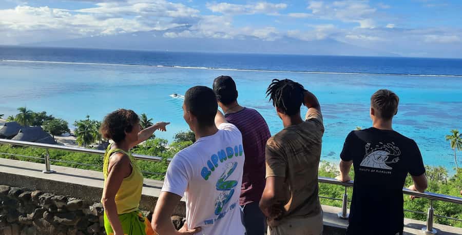 Moorea : Safari Nature and Culture Tour with local guide - Toatea Lookout and Cook’s Bay: Moorea’s reef and first navigators