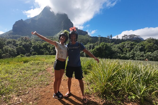 Moorea Solo or Twin 3 hours 30 ATV Tour - The pineapple fields and agricultural school stop that teaches you something