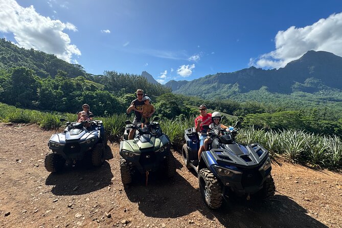 Moorea Solo or Twin 3 hours 30 ATV Tour - Magic Mountain overlook: the climb, the views, and the river crossings