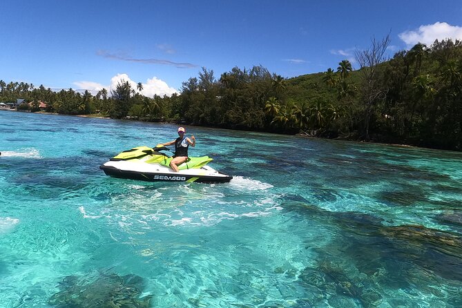 Moorea Solo or Twin 3 hours Jet Ski Tour - The Swim Stop at Motu Tiahura: Stingrays and Black Tip Sharks