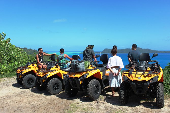 NEW!!! ATV TOURS with a local tour guide from Bora Bora - How on-road and mountain segments work together