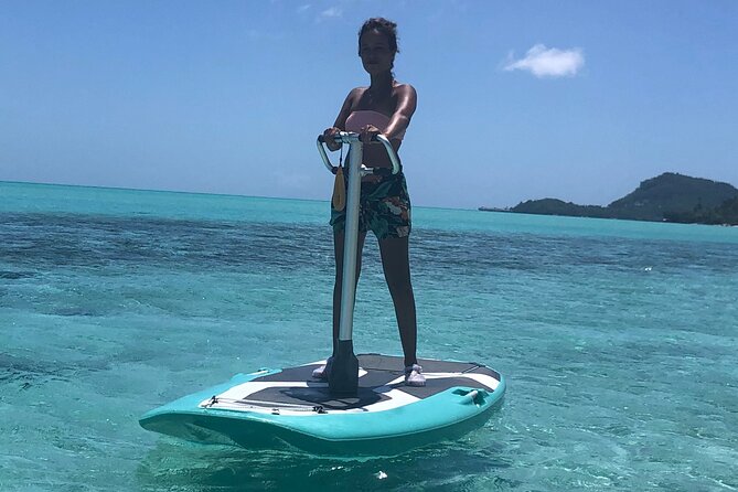 Private Electric Paddle Cruise in Bora Bora - Matira Beach launch: the easiest way to start lagoon exploring
