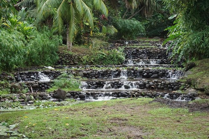 Private Full-Day Tahiti — Grotto, Gardens & Panoramas - Across the Isthmus of Taravao to Phaeton Bay views