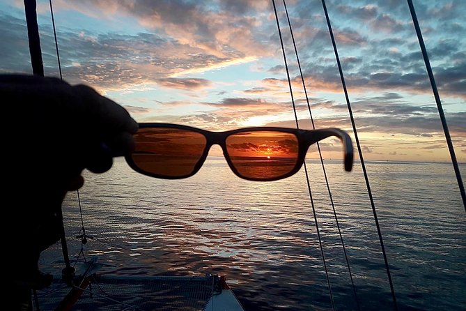 PRIVATE Sunset Cruise : Moorea Sailing on a Catamaran named Taboo - Weather Realities: Wind, Rain, and Why Layers Matter