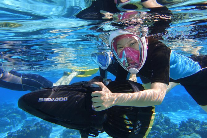 Sea Scooter Jet Snorkeling "Moorea Dream Adventure" - Stop 1: Temae Beach and the reef life you can spot quickly