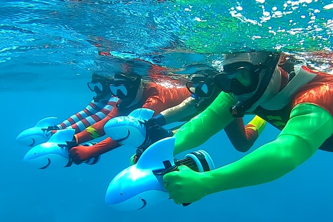 Sea Scooter Snorkel Tour - Lagoon Discovery : Wrecks, Coral Gardens and Tropical Fishies - Marine Life Spotting: Rays, Turtles, Small Sharks, and More