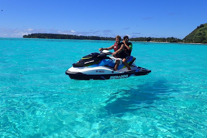 Small Magic Combo 3h30 of Quad + 1H00 of Jetski - Jet ski hour in Moorea: speed, snorkeling support, and wildlife