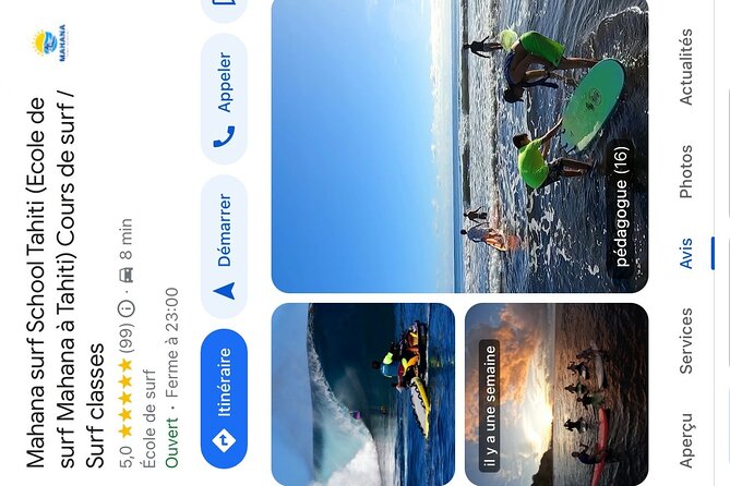 SURF TAHITI Bites & Waves – Surf experience with every bite - Tahiti’s surf in a tight 3 hours, with bites included