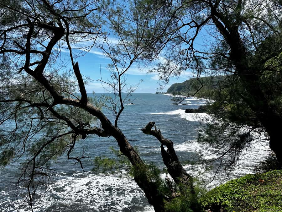 Tahiti: East or West coast tour (Half Day) - East Coast Route: Pointe Vénus, Lighthouse, Cliffs, Waterfalls