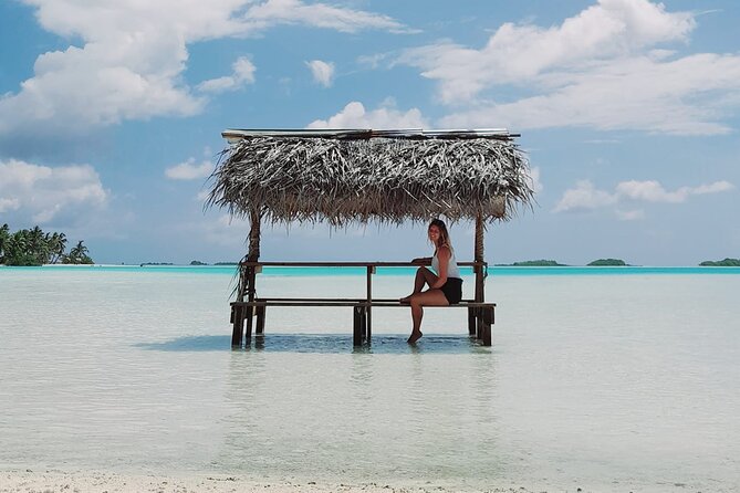 The Blue Lagoon by private boat - Bird island motu, weaving, and swimming in the blue lagoon