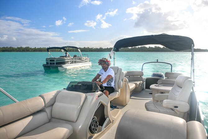 Toa Boat Bora Bora Private Lagoon tour On Majestic Pontoon Boat - Guides and Vibe: Timmi, Maui, and François in the Helm