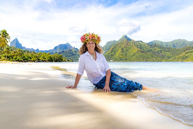 Unique photo shoot in the heart DE Moorea: Beach & mountain combo - The 2.5-hour plan, from an 8:00 am start to back where you began