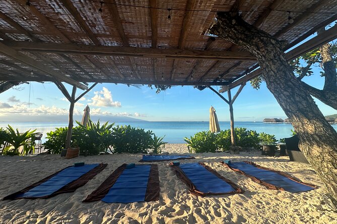Yoga at sunrise at Sofitel Moorea, overlooking Tahiti - Key Things I Think You Should Know